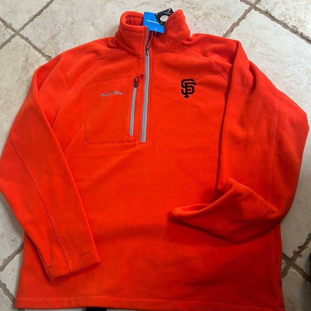 New Columbia SF Giants Fleece Pullover XL.